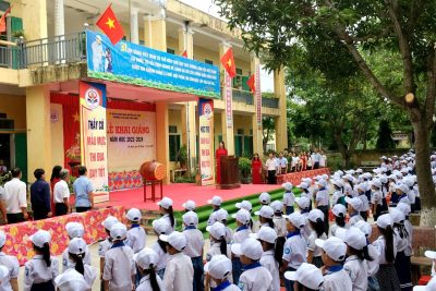 TRƯỜNG TIỂU HỌC HẢI NINH TƯNG BỪNG KHAI GIẢNG NĂM HỌC 2023-2024!