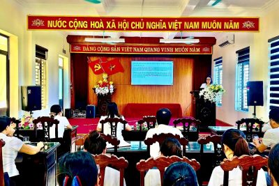 Trường Tiểu học Hải Anh tổ chức tập huấn lồng ghép nội dung Giáo dục Quốc phòng và An ninh trong các môn học và hoạt động giáo dục