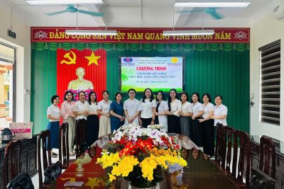 Trường Tiểu học Hải Anh: Chăm sóc sức khỏe cho những người “Gieo mầm tri thức”