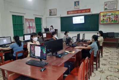 TRƯỜNG TIỂU HỌC HẢI NINH HƯỞNG ỨNG NGÀY SÁCH VÀ VĂN HÓA ĐỌC VIỆT NAM
