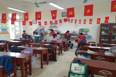 TRƯỜNG TIỂU HỌC HẢI NINH RA QUÂN TỔNG VỆ SINH TRƯỜNG LỚP SẠCH GỌN – ĐÓN TẾT BÍNH NGỌ AN VUI