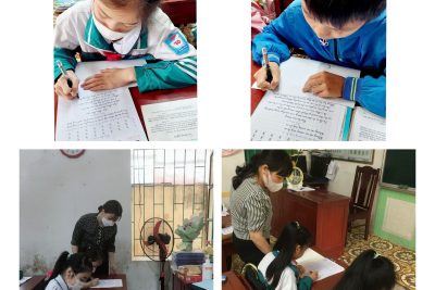 PHONG TRÀO “RÈN CHỮ – GIỮ VỞ” CHO HỌC SINH TRƯỜNG TIỂU HỌC HẢI NINH