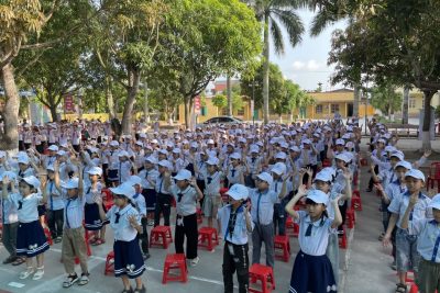 LIÊN ĐỘI TRƯỜNG TIỂU HỌC HẢI NINH  ĐỒNG HÀNH CÙNG KUN LÀM VIỆC TỐT MỖI NGÀY