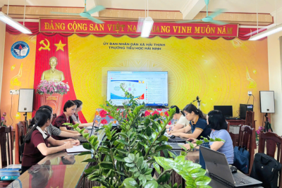 “SẴN SÀNG CHO NĂM HỌC MỚI –SẴN SÀNG ĐỒNG HÀNH CÙNG HỌC SINH THÂN YÊU!” CỦA TRƯỜNG TIỂU HỌC HẢI NINH