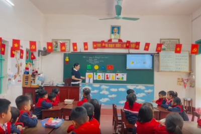 SINH HOẠT CHUYÊN ĐỀ THEO NGHIÊN CỨU BÀI HỌC- HỌC SINH HỨNG THÚ VỚI GIỜ HỌC STEM TẠI TRƯỜNG TIỂU HỌC HẢI NINH
