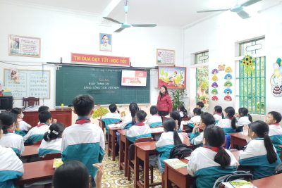TRƯỜNG TIỂU HỌC HẢI NINH  VÀ CÁC HOẠT ĐỘNG CHÀO MỪNG NGÀY THÀNH LẬP ĐẢNG