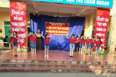 Liên đội trường Tiểu học Hải Ninh tổ chức buổi giao lưu văn nghệ chào mừng ngày Nhà giáo Việt Nam 20/11/2019.