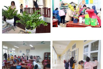 TRƯỜNG TIỂU HỌC HẢI NINH – HƯỞNG ỨNG NGÀY TOÀN DÂN TỔNG VỆ SINH MÔI TRƯỜNG
