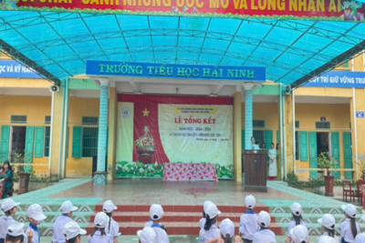 LỄ TỔNG KẾT NĂM HỌC 2024 – 2025  TRƯỜNG TIỂU HỌC HẢI NINH