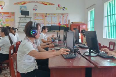 TRƯỜNG TIỂU HỌC HẢI NINH NGHIÊM TÚC THỰC HIỆN  KHẢO SÁT NĂNG LỰC TIẾNG ANH TRỰC TUYẾN ĐỐI VỚI GIÁO VIÊN